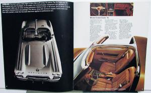 1970 Chevrolet Corvette Prestige Dealer Sales Brochure Stingray 454 Original