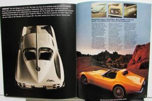 1970 Chevrolet Corvette Prestige Dealer Sales Brochure Stingray 454 Original