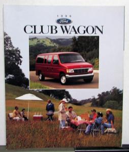1996 Ford Club Wagon Specifications Sales Brochure