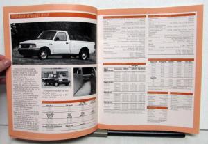 1993 Ford F Series Ranger Bronco Pickups Chassis Cabs Commercial Sales Brochure