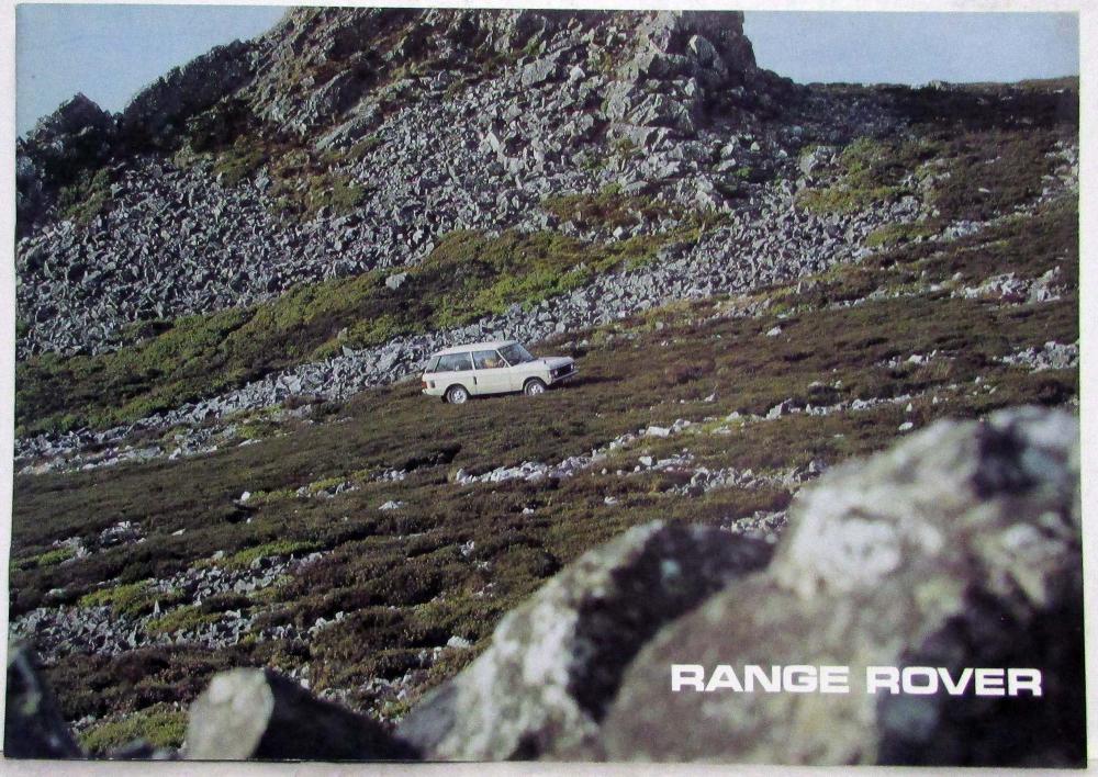 1976 British Leyland Range Rover Sales Brochure
