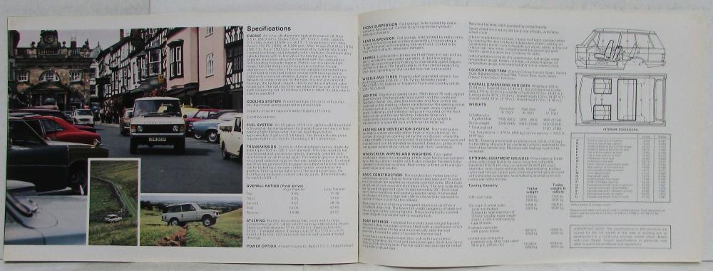 Catalogue / Brochure British Leyland Sport 1975 - Marques Triumph, Marina - Édition Originale