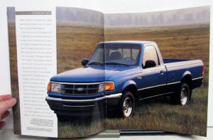 1993 Ford Ranger Pickup Truck Specifications Sales Brochure