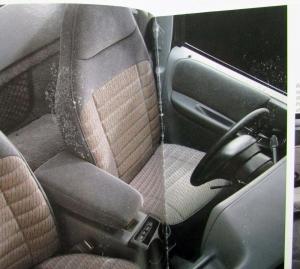 1993 Ford Ranger Pickup Truck Specifications Sales Brochure
