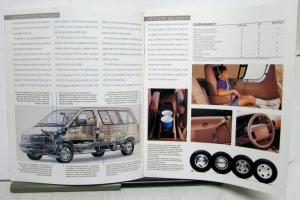 1993 Ford Aerostar Van Specifications Sales Brochure