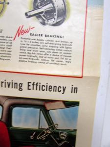 1953 Ford Economy Trucks The Greatest Line Ever Built Construction Sales Folder