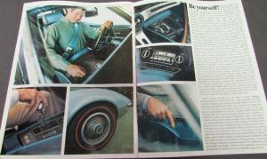 Original 1968 Chevrolet Corvette Prestige Dealer Sales Brochure Stingray 427