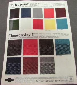 Original 1968 Chevrolet Corvette Prestige Dealer Sales Brochure Stingray 427