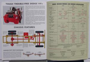 1966 Dodge Med Tonnage Cab Fwd Trucks C500 C600 C700 Color Sales Brochure