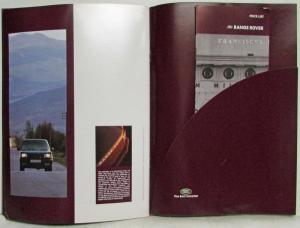 1997 Land Rover Range Rover Prestige Sales Brochure with Price List