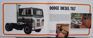 1972 Dodge Heavy Duty Truck Models LCF C CT CN LS LT Specifications Brochure