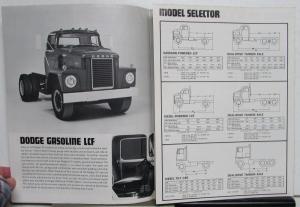 1970 Dodge Heavy Duty Truck Models Gasoline Diesel Tilt Cab Brochure Poster