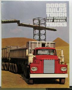 1966 Dodge High Tonnage LCF Diesel Trucks C Series Sales Brochure