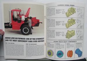 1966 Dodge High Tonnage LCF Diesel Trucks C Series Sales Brochure