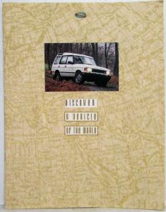 1995 Land Rover Discovery Sales Brochure
