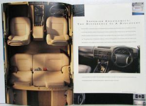 1995 Land Rover Discovery Sales Brochure - Right-Hand Drive