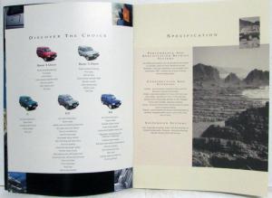 1995 Land Rover Discovery Sales Brochure - Right-Hand Drive