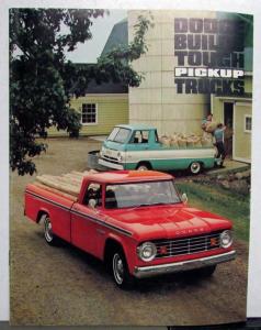 1967 Dodge Pickup Sweptline Custom Sports Special Crew Cabs Brochure REVISED