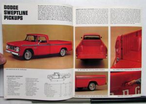 1967 Dodge Pickup Sweptline Custom Sports Special Crew Cabs Brochure REVISED