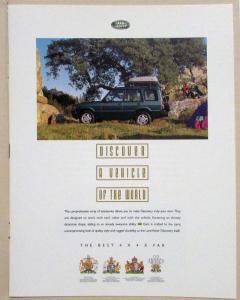 1994-1995 Land Rover Discovery Vehicle Gear Sales Brochure 9/94