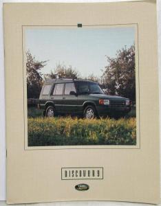 1995 Land Rover Discovery Path to North America Sales Brochure