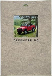 1994 Land Rover Defender 90 Sales Brochure