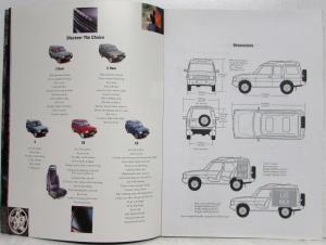 1996 Land Rover Discovery Sales Brochure - Right-Hand Drive