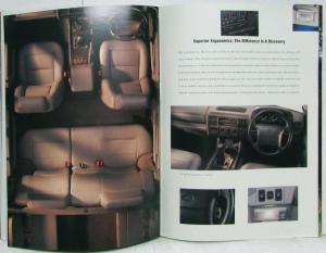 1996 Land Rover Discovery Sales Brochure - Right-Hand Drive