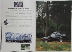 1996 Land Rover Discovery Sales Brochure - Right-Hand Drive