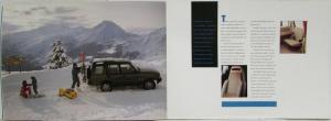 1992 Land Rover Discovery Sales Brochure