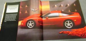 Original 1998 Chevrolet Corvette Dealer Prestige Sales Brochure Set New C5 Rare