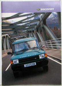 1997 Land Rover Discovery Sales Brochure - Right-Hand Drive