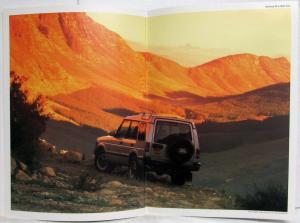 1997 Land Rover Discovery Sales Brochure - Right-Hand Drive