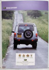 1997 Land Rover Discovery Sales Brochure - Right-Hand Drive