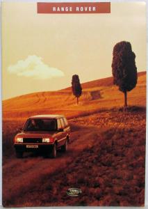 1994 Land Rover Range Rover Sales Brochure - French Text