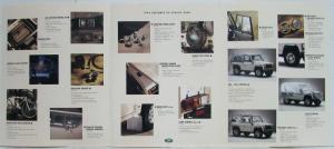 1995 Land Rover Defender 90 Vehicle Gear Tri-Fold Sales Brochure