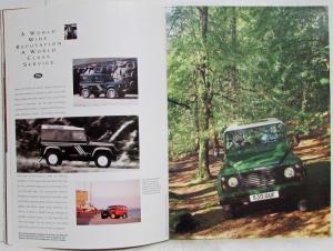 1995 Land Rover Defender 90 110 130 Sales Brochure