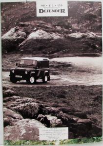 1995 Land Rover Defender 90 110 130 Sales Brochure