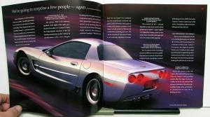 Original 2001 Chevrolet Corvette Prestige Sales Brochure Coupe Convertible Z06