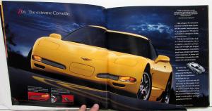 Original 2001 Chevrolet Corvette Prestige Sales Brochure Coupe Convertible Z06