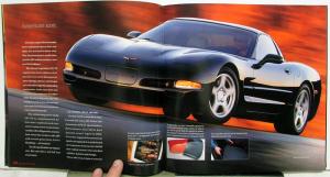 Original 2001 Chevrolet Corvette Prestige Sales Brochure Coupe Convertible Z06