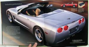 Original 2001 Chevrolet Corvette Prestige Sales Brochure Coupe Convertible Z06