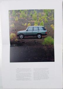1987 Land Rover Range Rover Flip-Up Sales Brochure