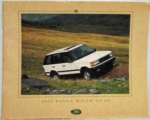 1995 Land Rover Range Rover 4.0 SE Sales Brochure