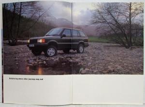 1995 Land Rover Range Rover Sales Brochure