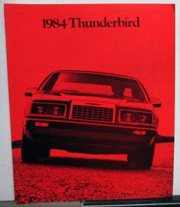 1983 Ford Thunderbird Turbo Coupe e'lan FILA Features Sales Brochure