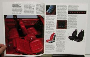 1983 Ford Thunderbird Turbo Coupe e'lan FILA Features Sales Brochure