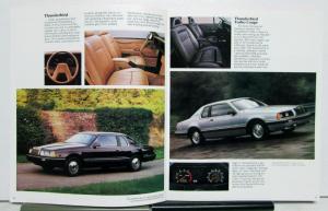 1983 Ford Thunderbird Turbo Coupe e'lan FILA Features Sales Brochure