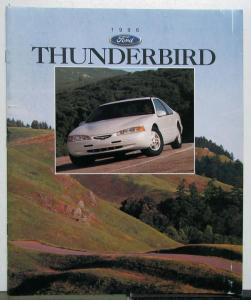 1996 Ford Thunderbird LX Safety Security Specifications Sales Brochure