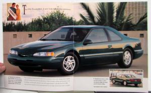 1996 Ford Thunderbird LX Safety Security Specifications Sales Brochure